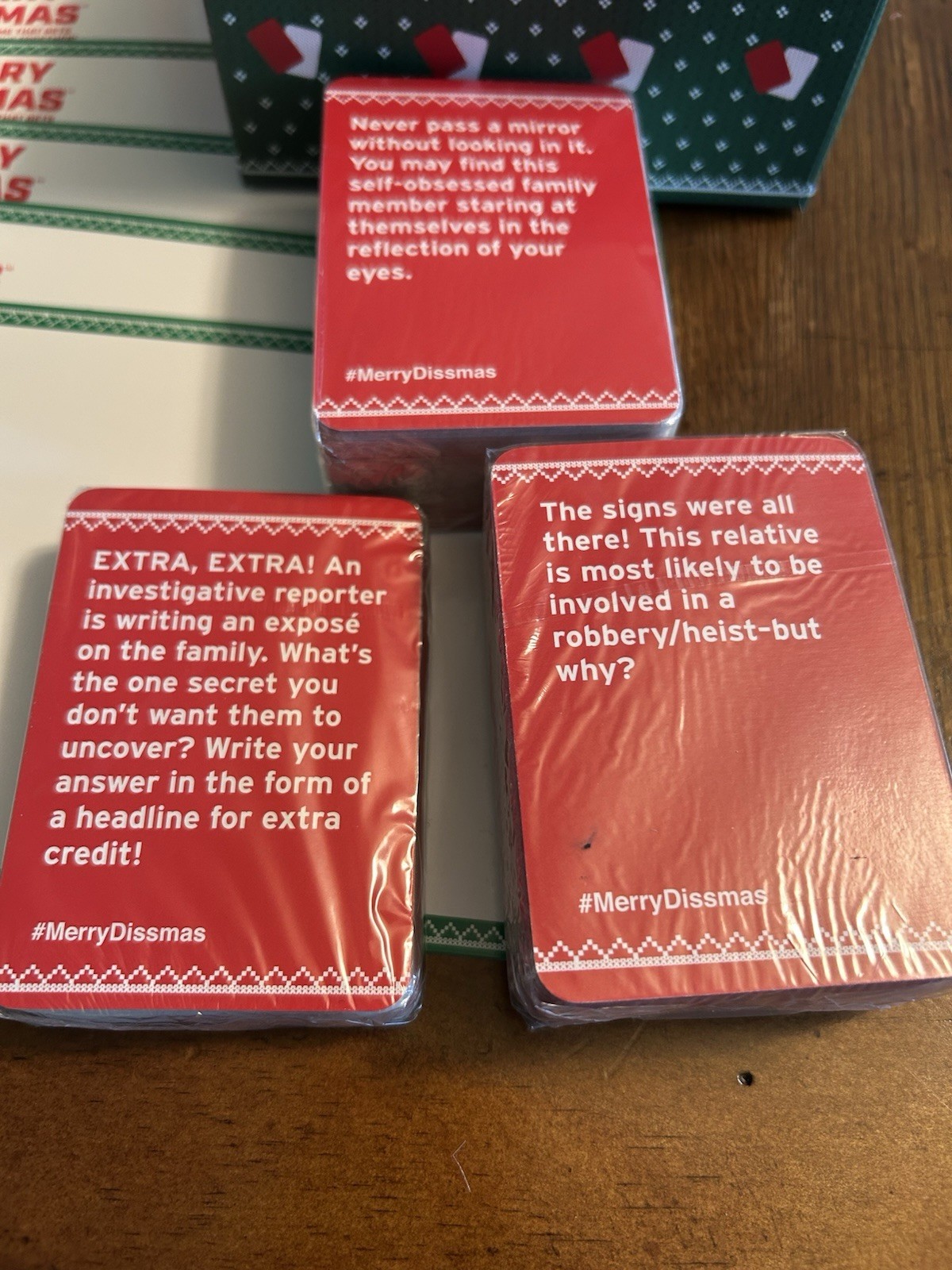 Merry Dissmas The Hilarious Family Holiday Party Game by What Do You Meme? NEW