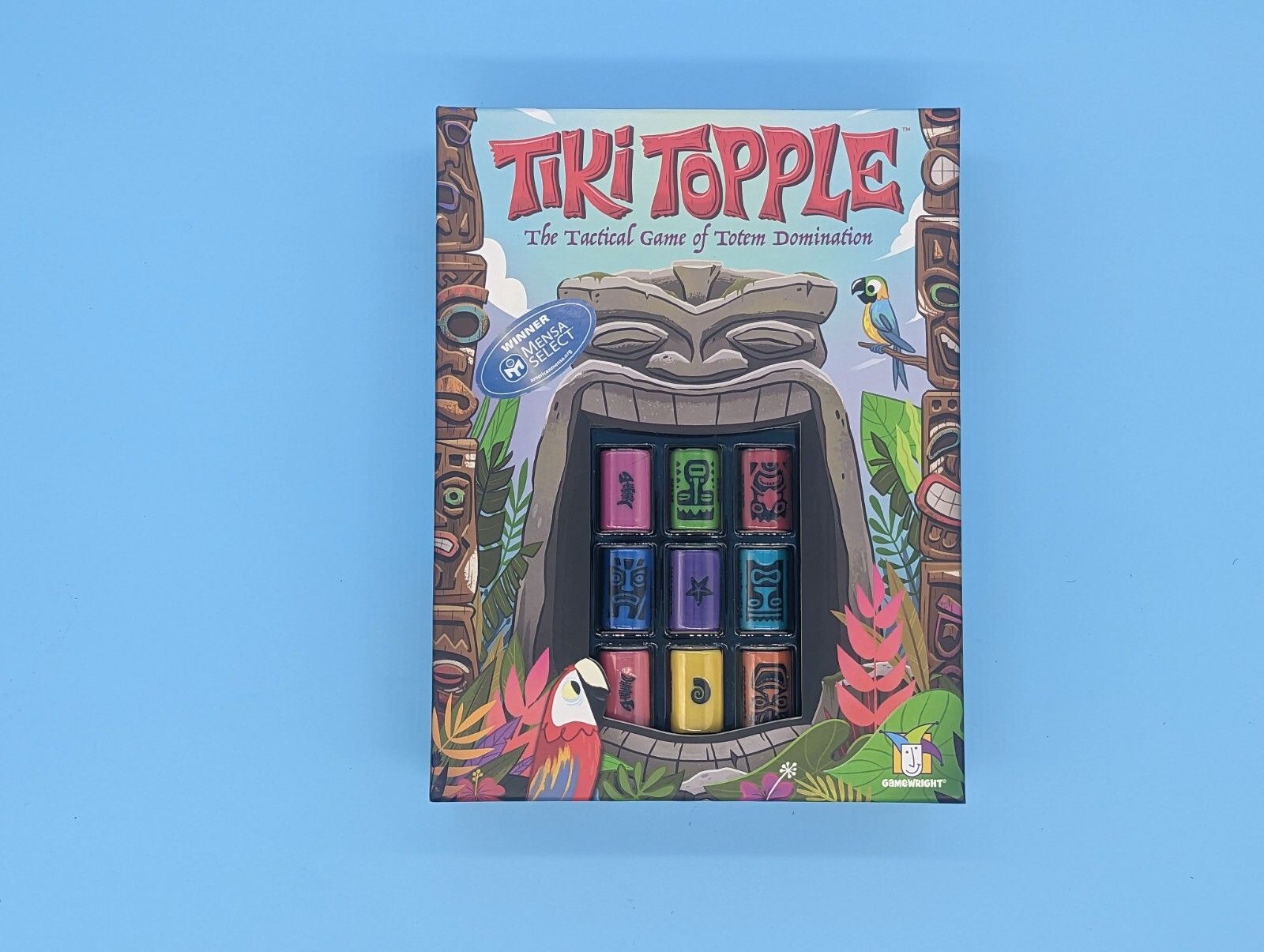 Gamewright Tiki Topple The Tactical Board Game Totem Domination Board Game