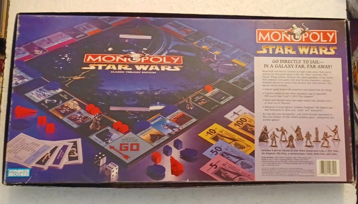 Star Wars Monopoly 1997 Limited Collectors Edition 20 Years Complete