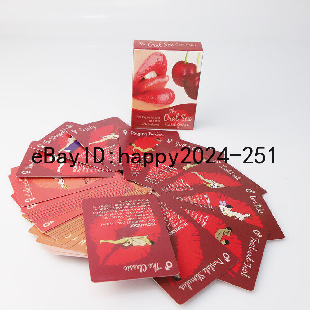 THE ORAL SEX CARD GAME ADULT COUPLES FUN FOREPLAY CARD GAME