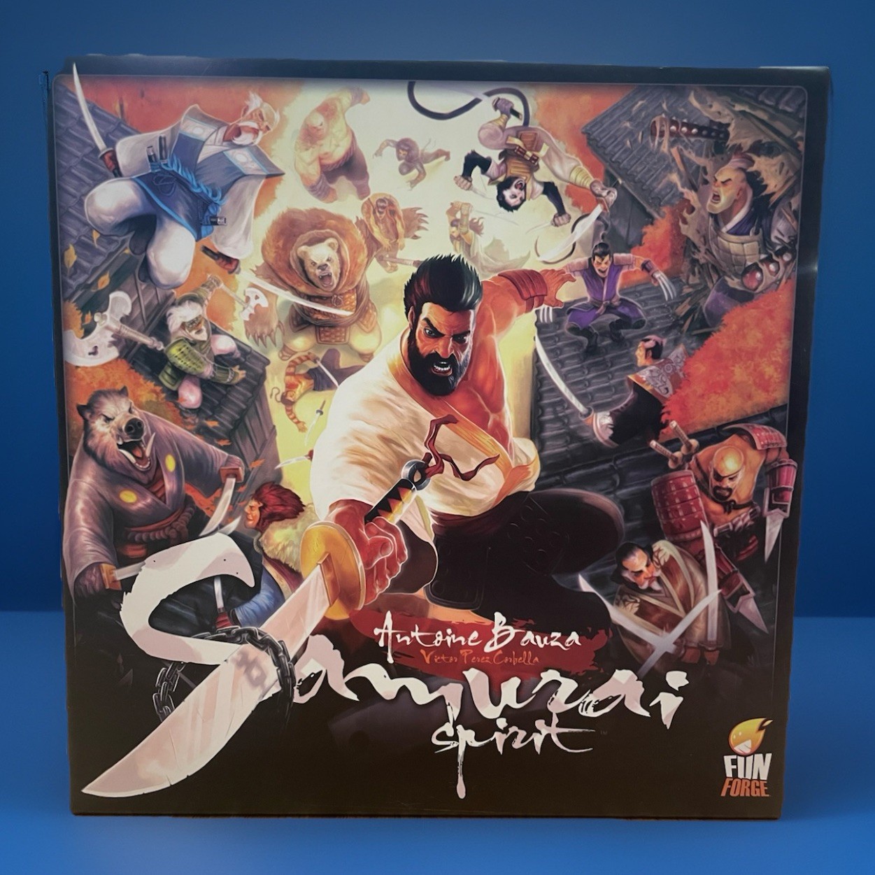 Samurai Spirit Board Game Antonie Bauza Fun Forge NEW Open Box COMPLETE