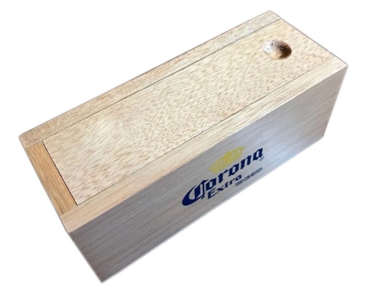 Professional Domino Set Corona Extra in Wooden Case