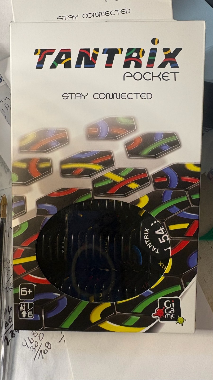 TANTRIX Puzzle Strategy Tile Game In Travel Pouch COMPLETE Instructions Fast Fun