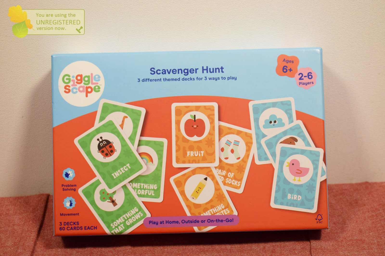 Gigglescape Scavenger Hunt Game