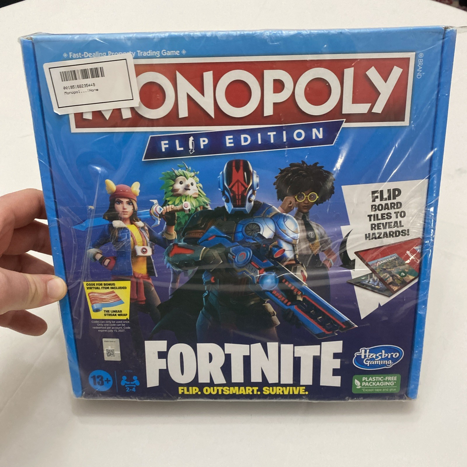 Monopoly Flip Edition Fortnite Board Game