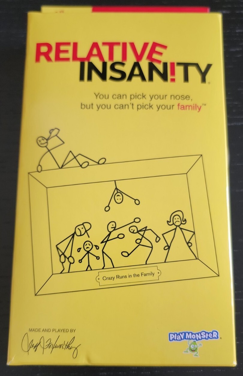 Relative Insanity Card Game VGC COMPLETE