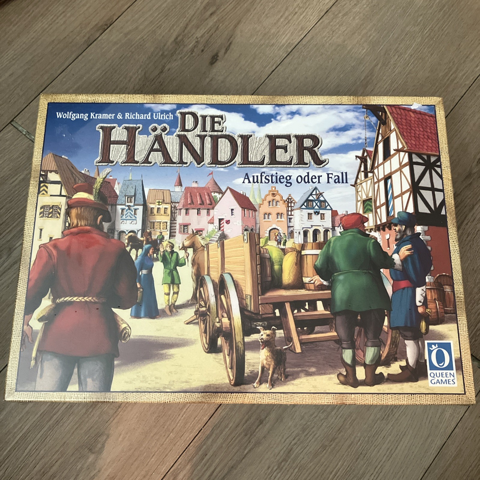 Die Händler Board Game Queen Games 1999 Kramer & Ulrich Complete German Edition