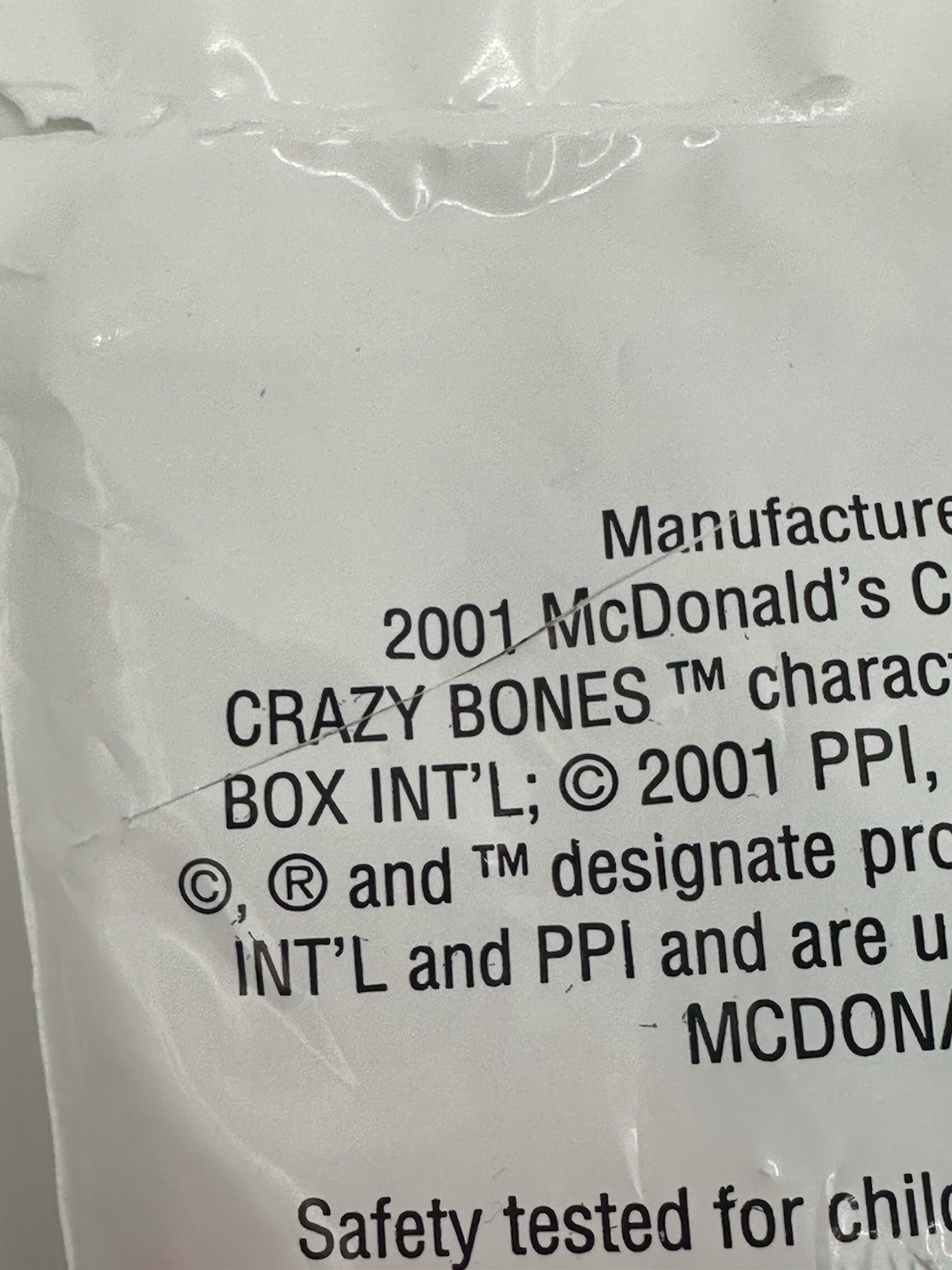 Gogo’s Crazy Bones – New Zealand Variant – Sealed McDonald’s Monster Bones Pack