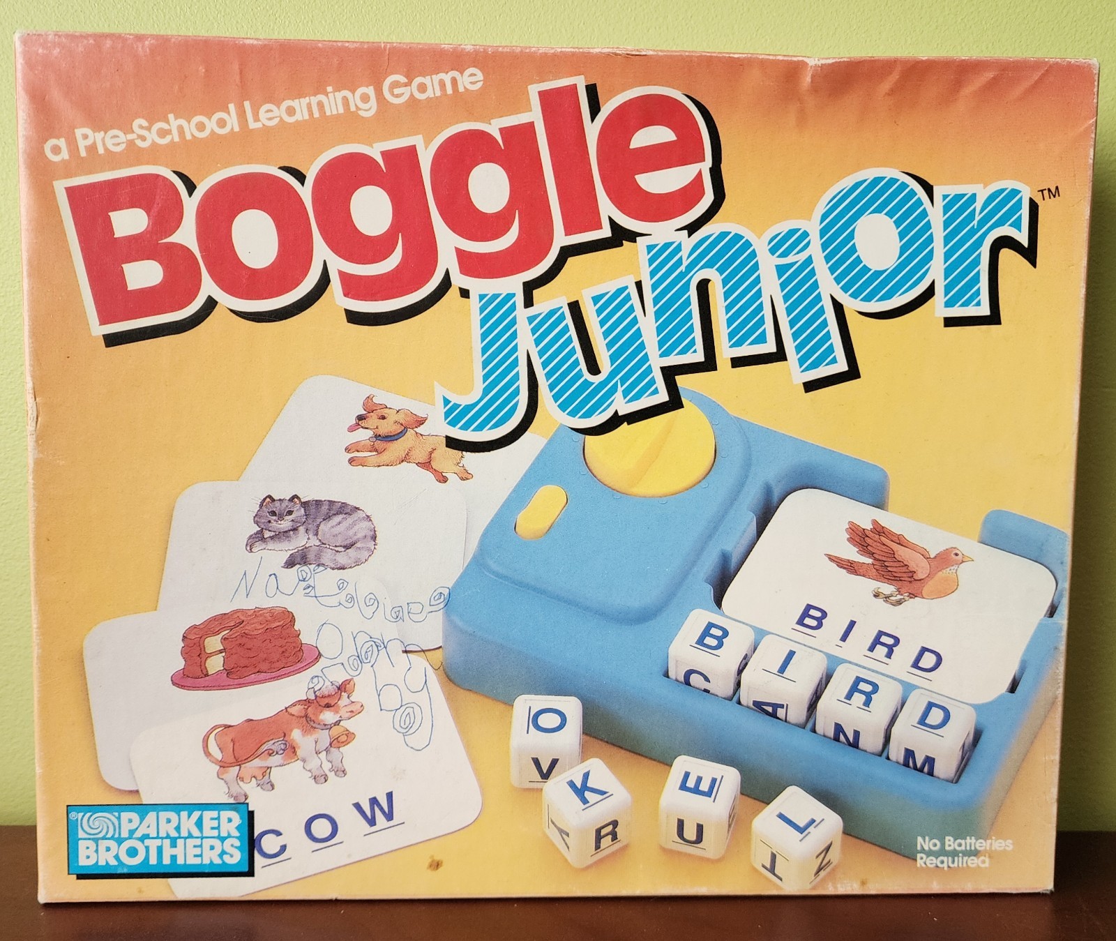 Vintage 1988 Boggle Jr Board Game Parker Brothers 100% Complete 📸SEE PICS📸