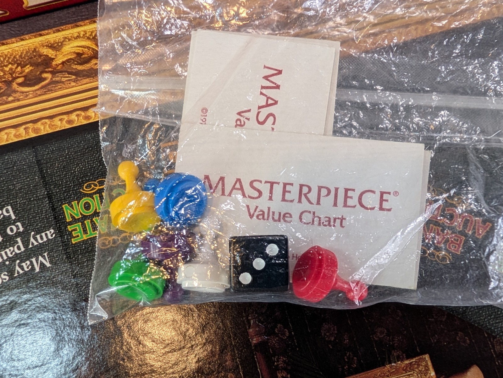 VINTAGE Masterpiece Art Auction Game COMPLETE Parker Brothers 1996 90s