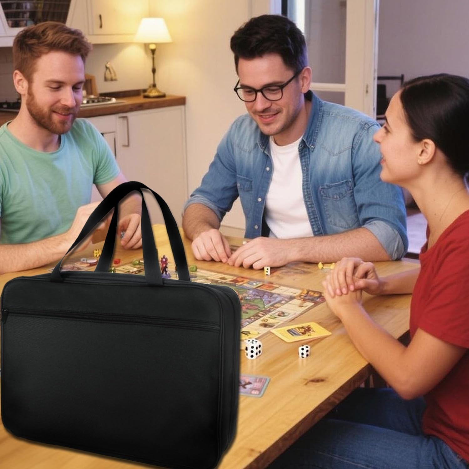 Board Game Storage Bag – Spacious & Secure Organizer//
