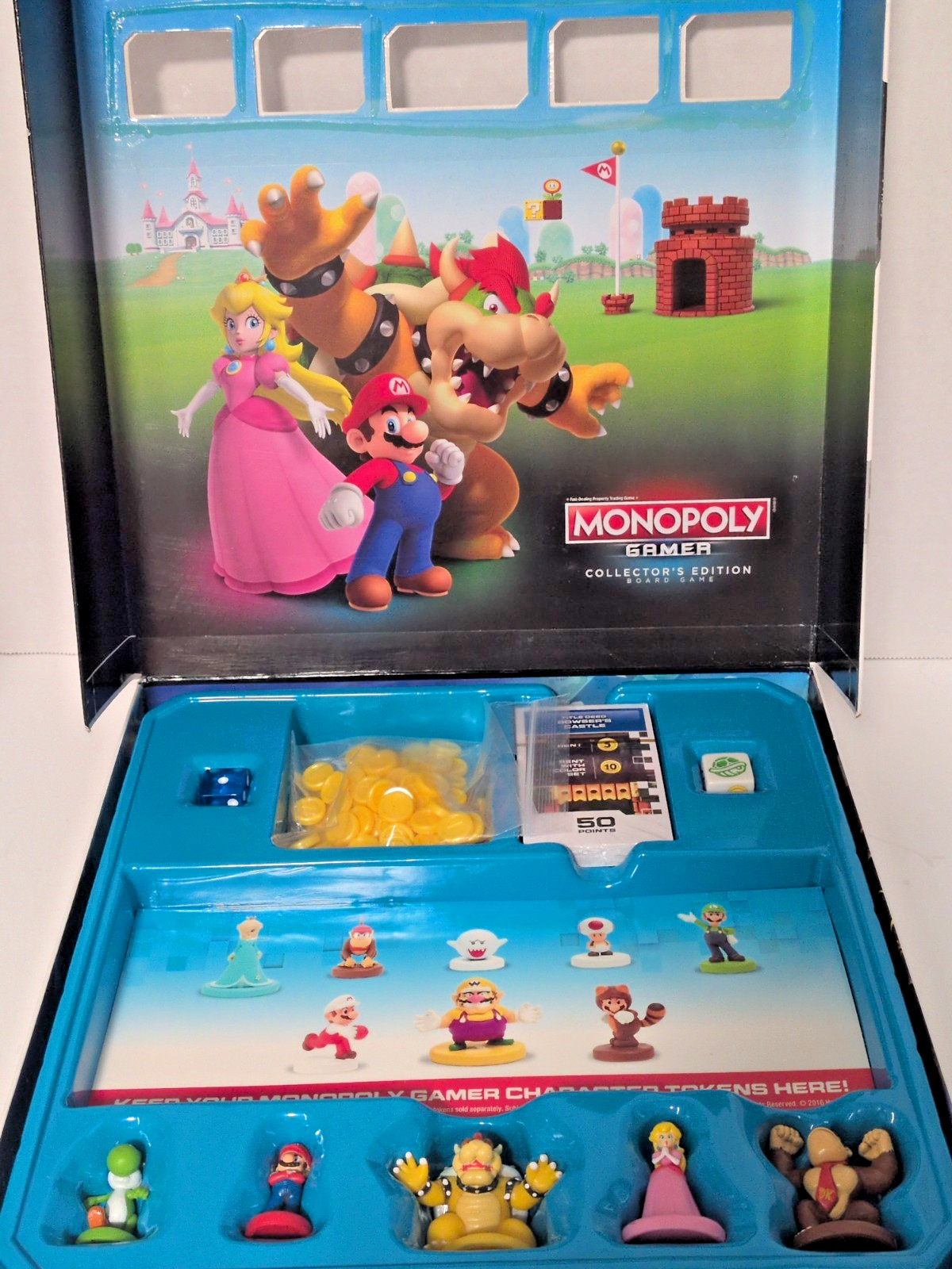 Mario Bros Nintendo – Monopoly Gamer Collector’s Edition Game CIB Unplayed READ