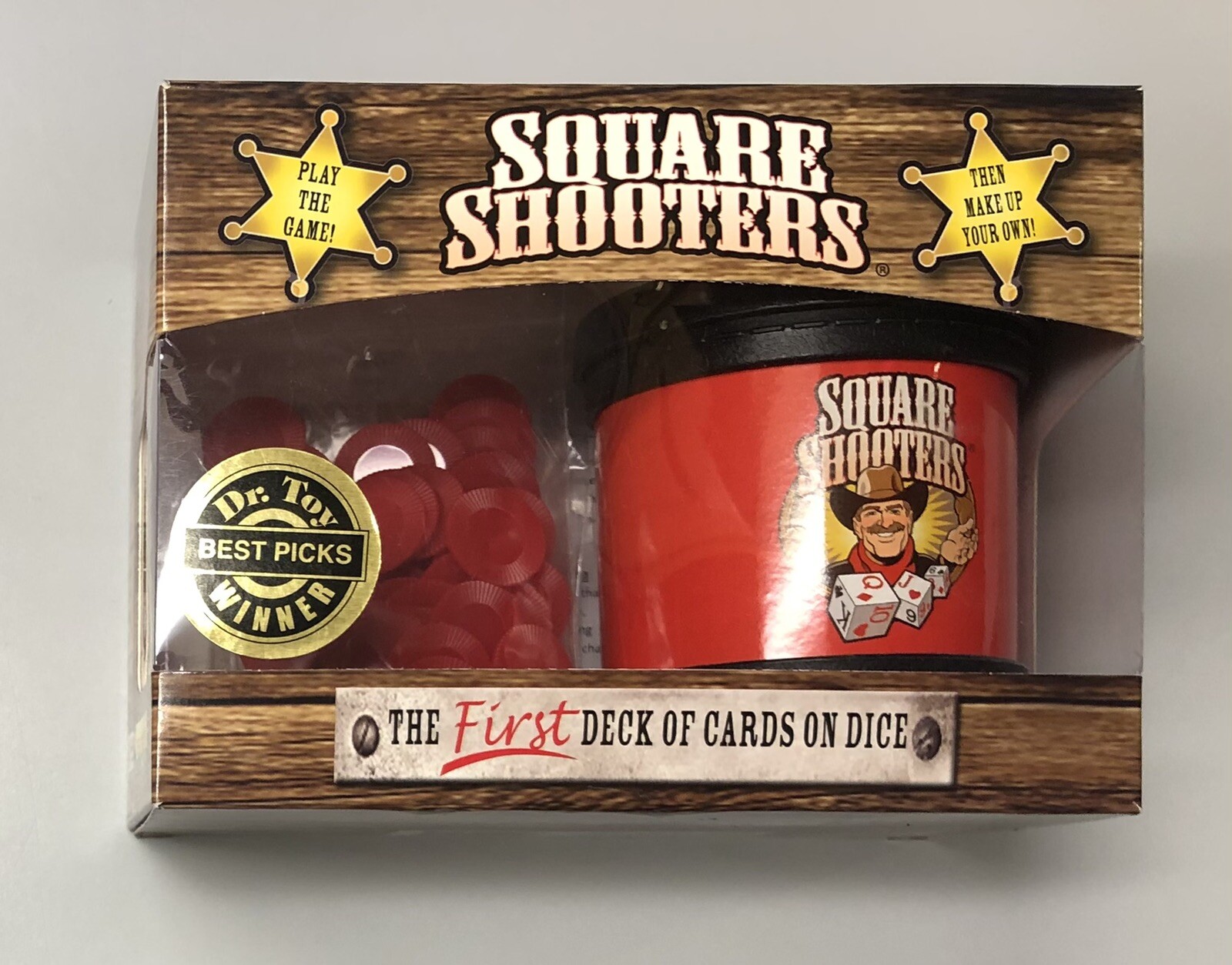 Square Shooters Deluxe – The First Deck of Cards on Dice Game by Heartland – NEW