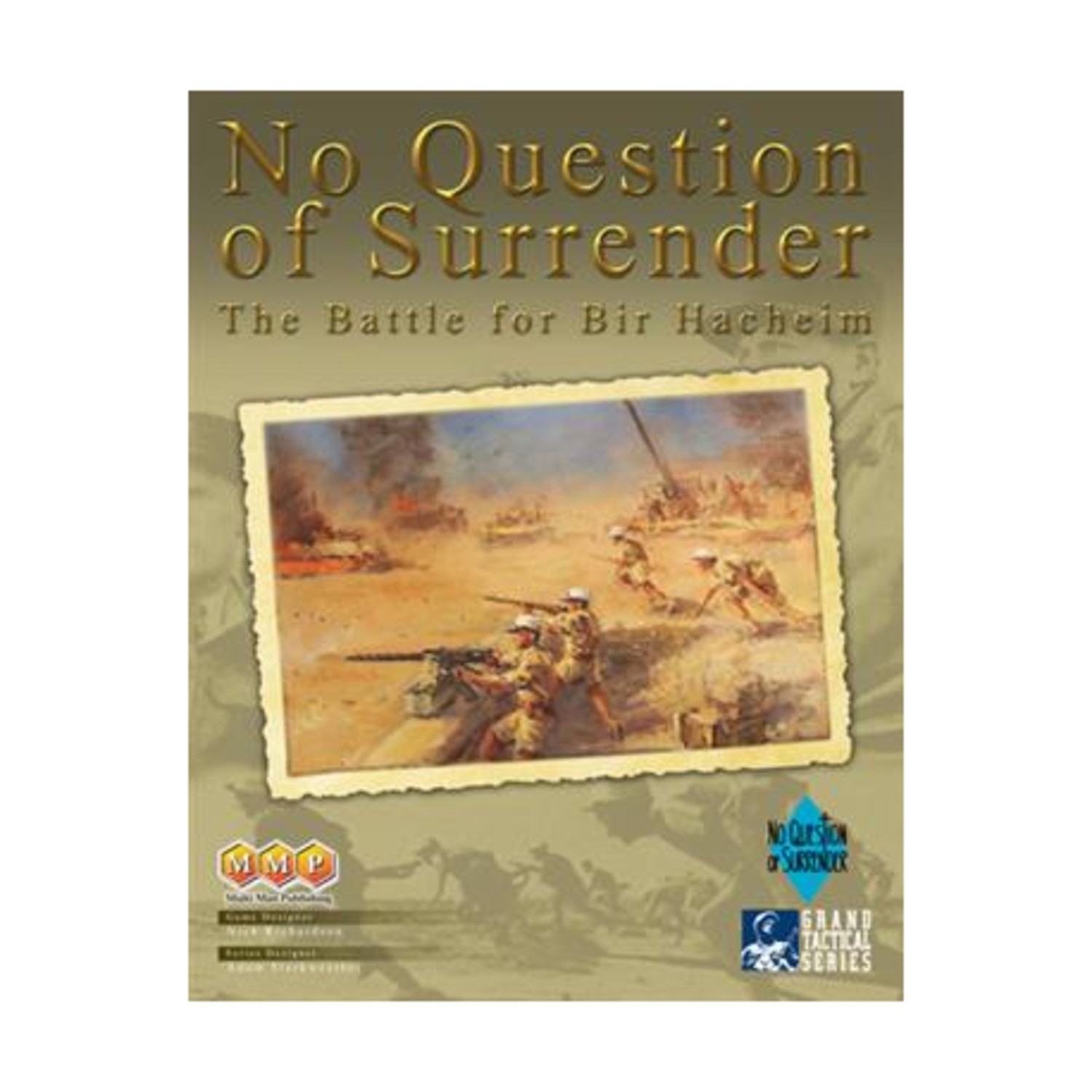 Multiman Wargame No Question of Surrender – The Battle for Bir Hach Box VG+/NM