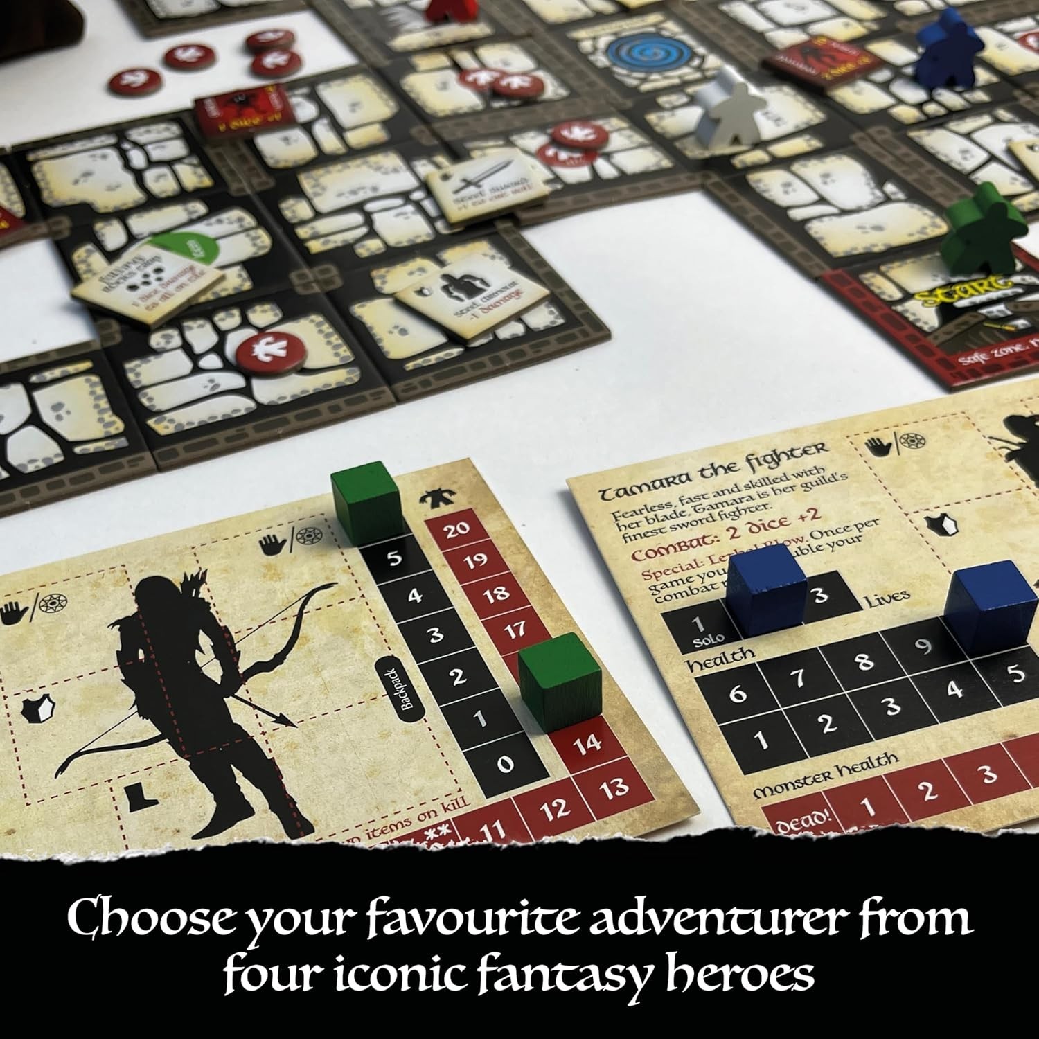 Fantasy Adventure Board Game for Families & RPG Fans | 1–4 Players, Ages 7+ |…