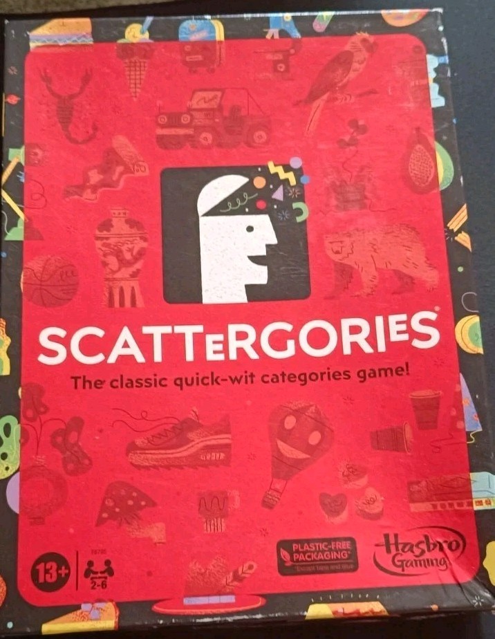 ​Scattergories Hasbro Gaming Board Game Board Game English Party Game