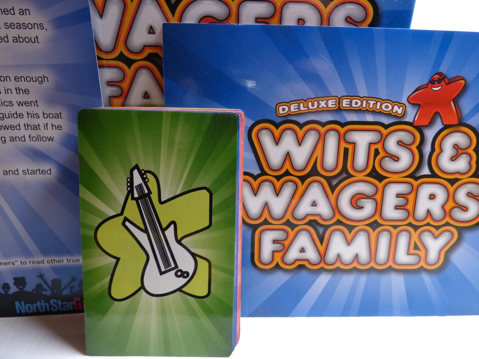 Wits & Wagers Family Deluxe Edition Award Winning Party Game Mint Giftable