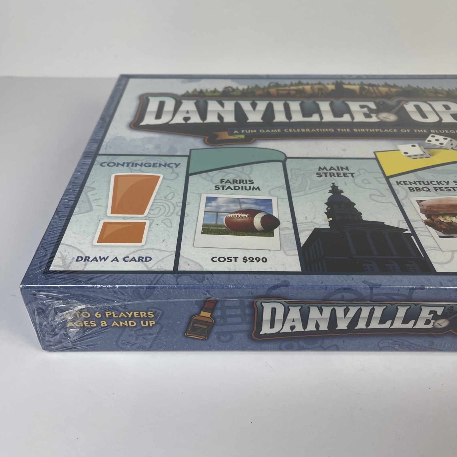 Danville Opoly Monopoly Game by Late for the Sky Danville Kentucky New Sealed