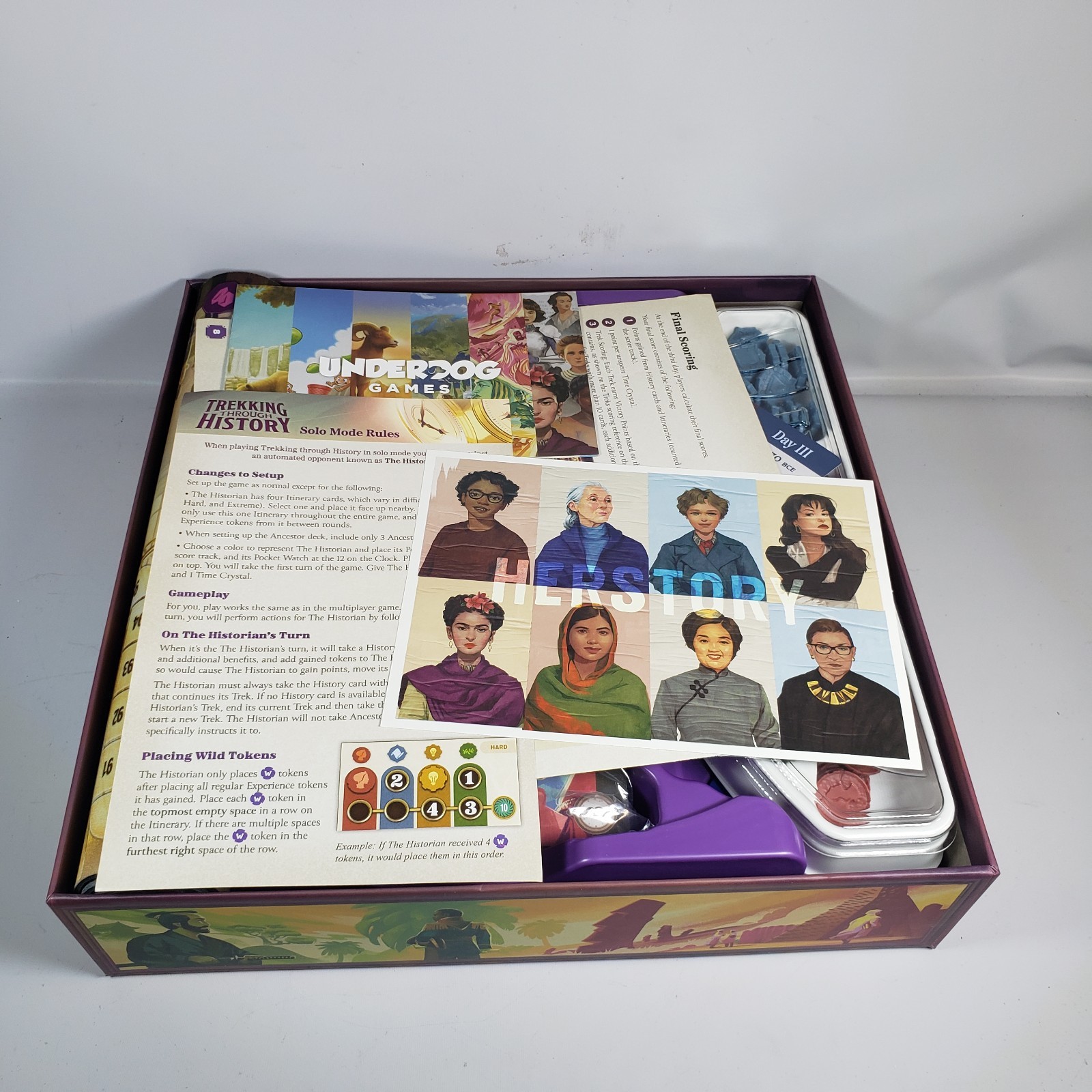 Trekking Through History board game excellent condition complete