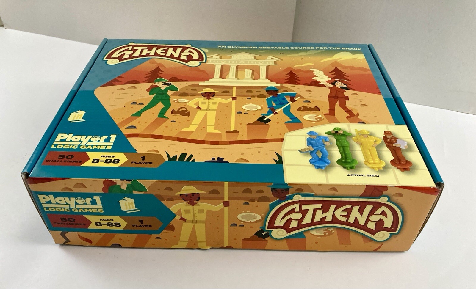 ATHENA Single Player Logic Game, 50 Challenges & Puzzle Player 1 Logic Games