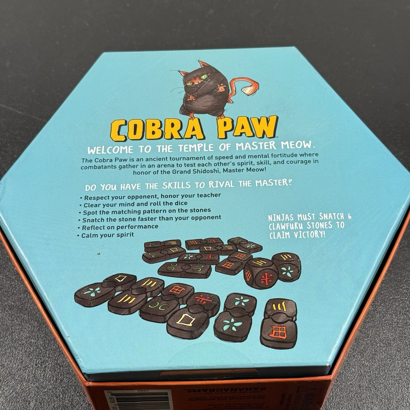 Cobra Paw Ninja Tile Game Bananagrams Master Meow Clawfuku Cat Ninja – Complete