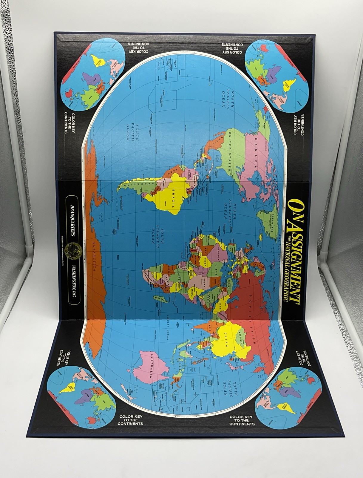 On Assignment With National Geographic Travel Board Game Vintage