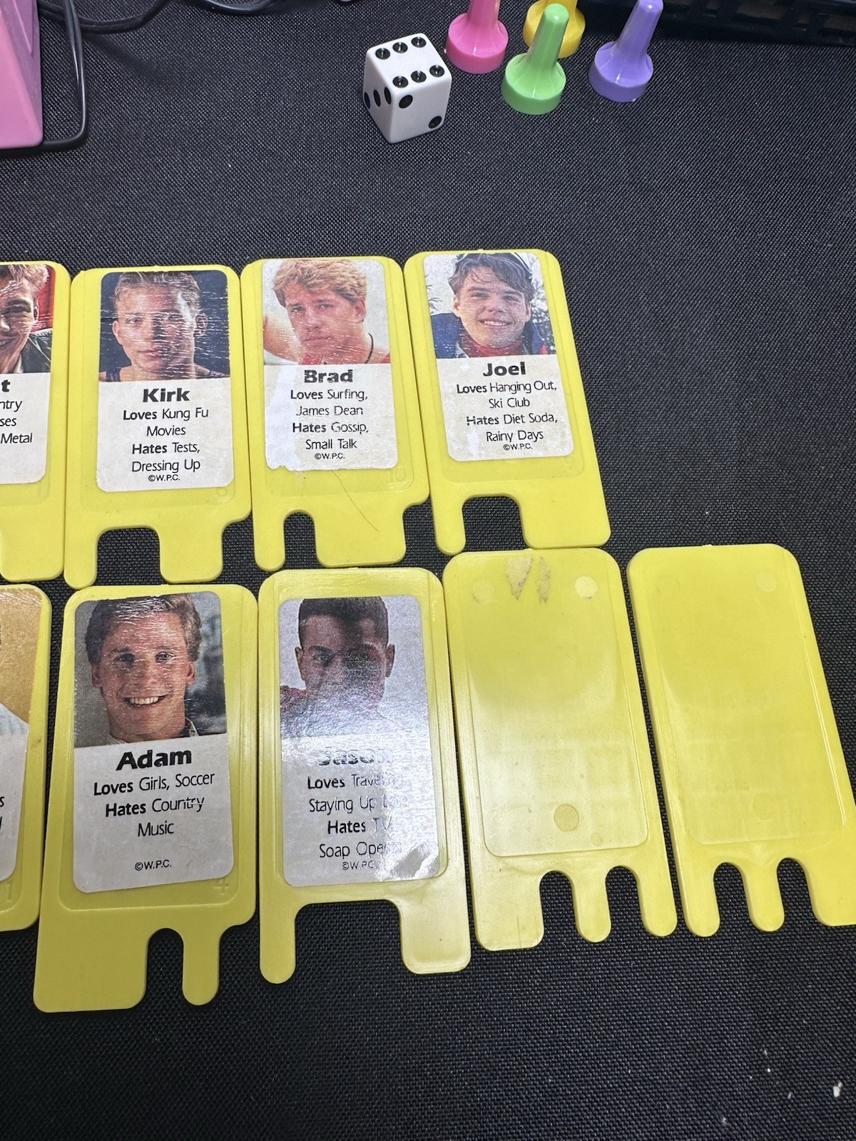 Vintage 1989 Girl Talk Dateline Game COMPLETE Golden Board Game EUC RARE