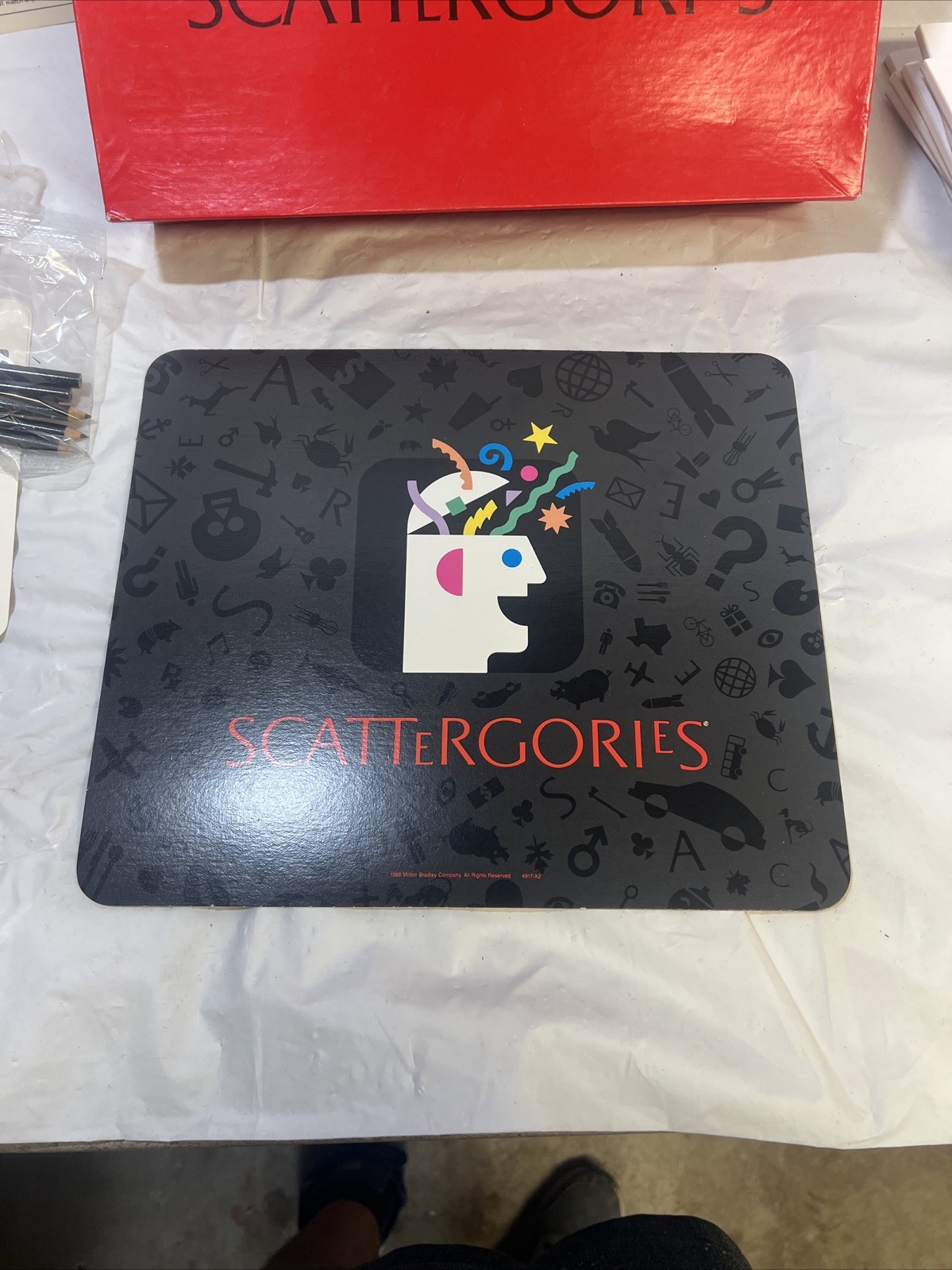 Vintage 1988 Original The Game Of Scattergories By Milton Bradley Complete/Nice!