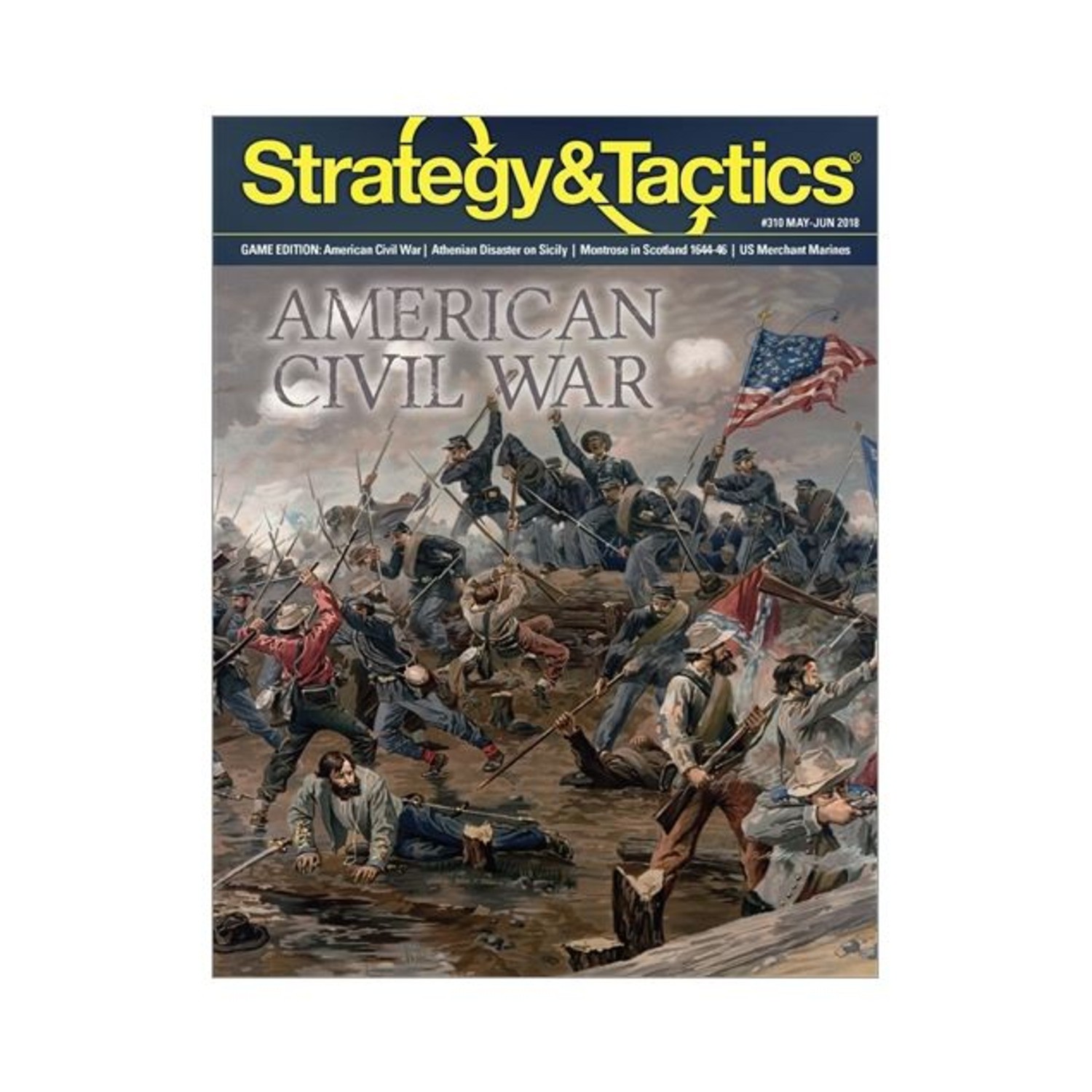 Decision Games Strategy & Tactics #310 w/American Civil War Mag VG+