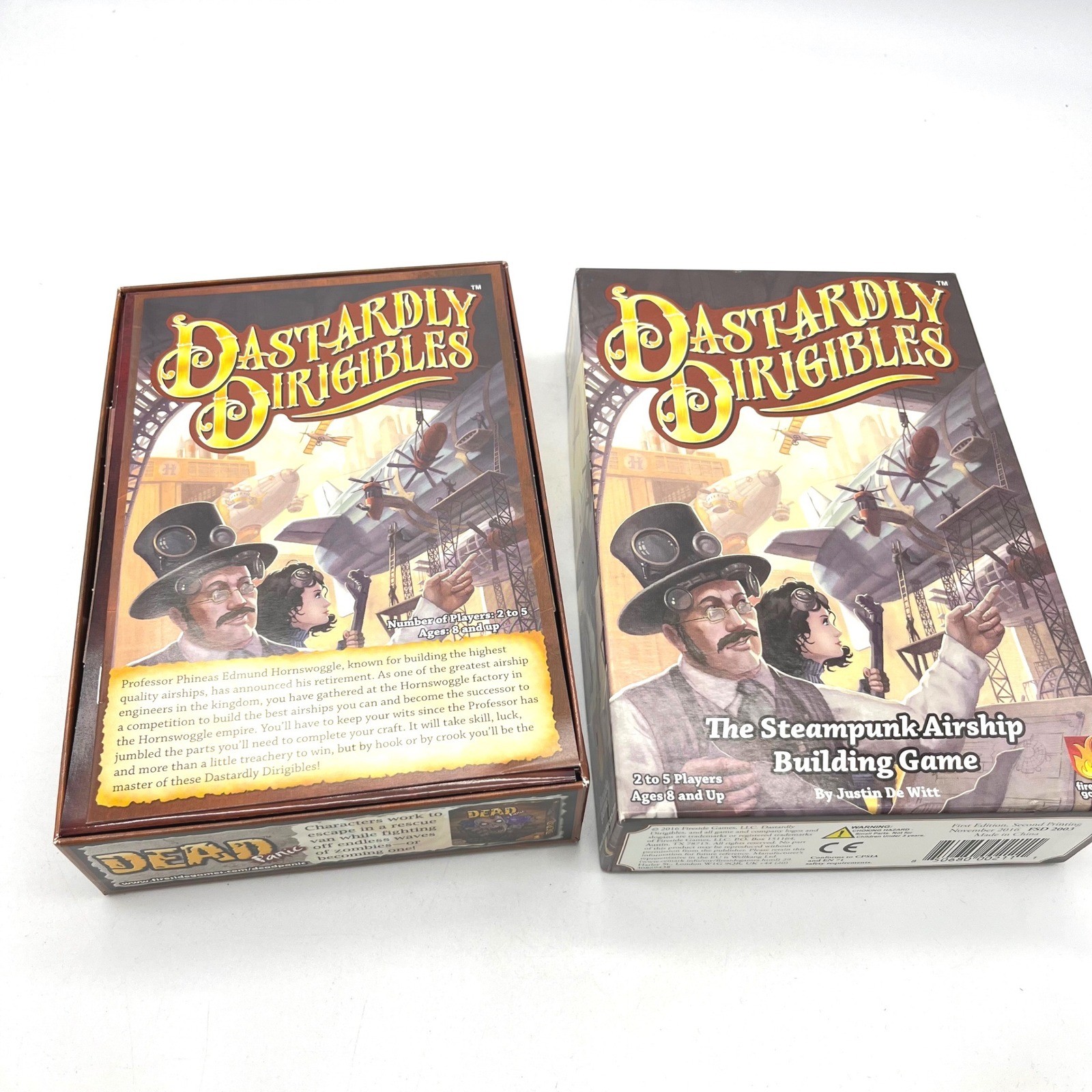 Dastardly Dirigibles Steampunk Airship Building Card Game Fireside Games 2016
