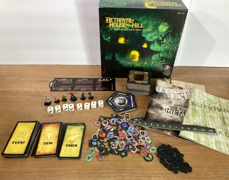 Betrayal At House On The Hill Strategy & Horror / Adventure Board Games COMPLETE