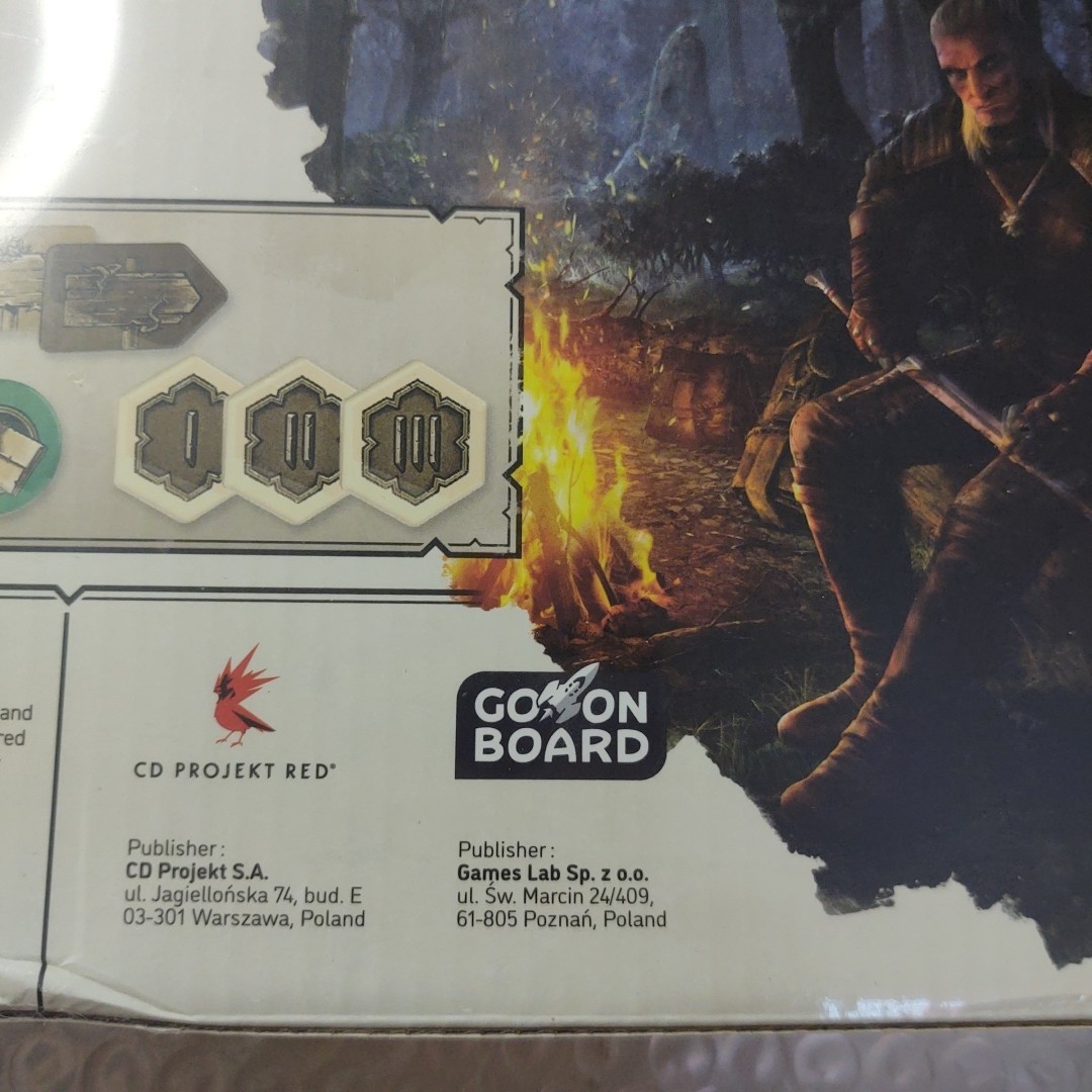 The Witcher Path of Destiny Core Game Acrylic Tokens New Sealed! FREE SHIPPING