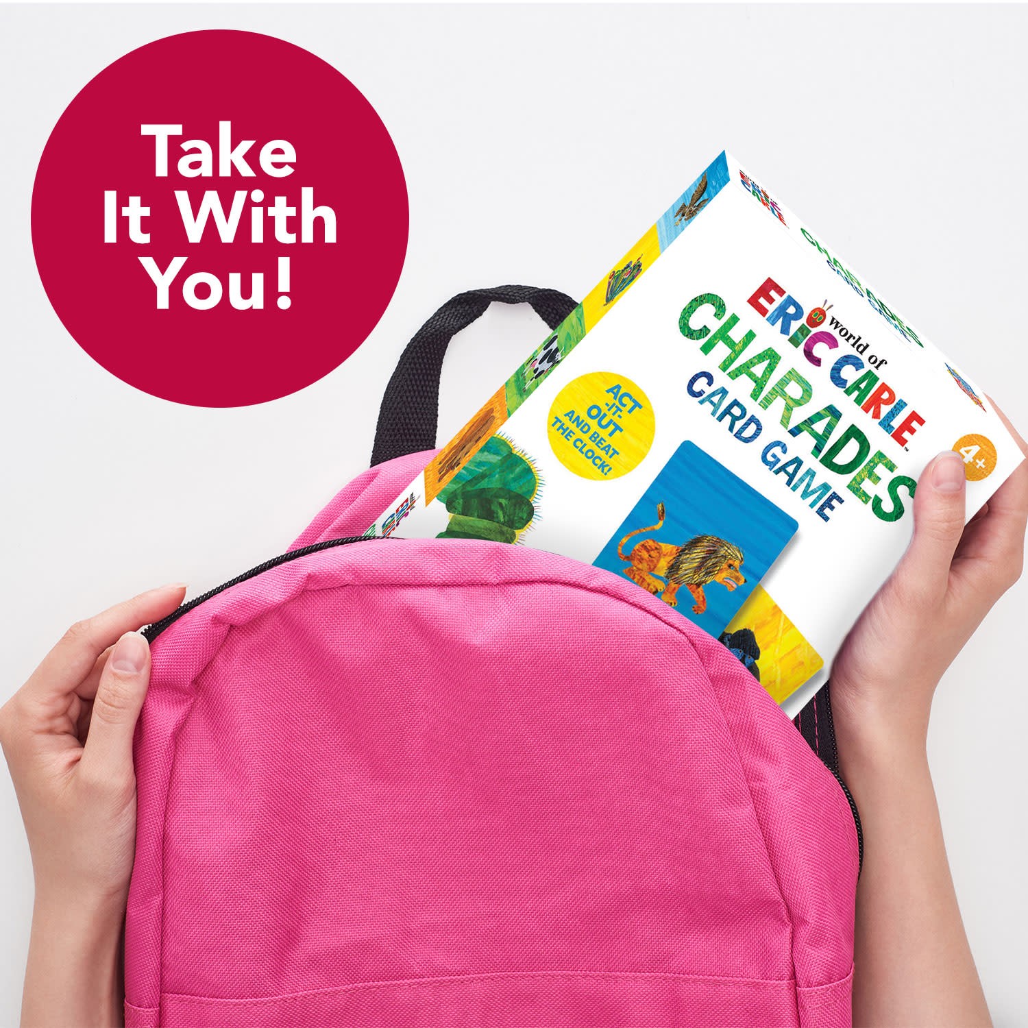 MasterPieces – World of Eric Carle Charades Travel Card Game