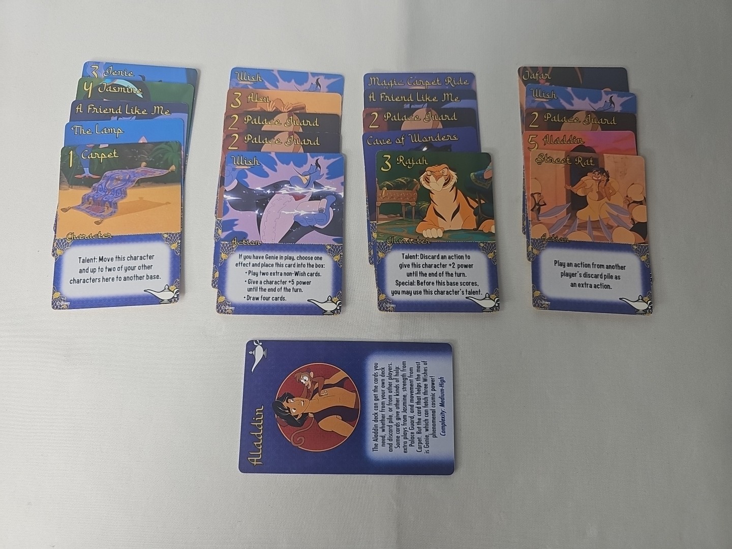 Smash Up DISNEY Aladdin Faction Pack – Alderac Entertainment REPLACEMENT SET