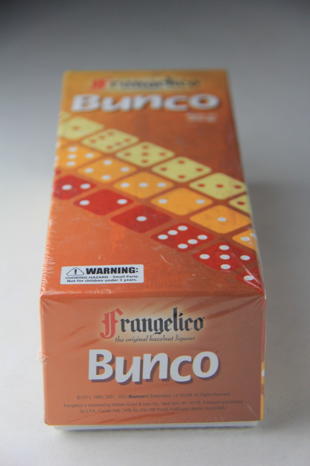 NEW & SEALED FRANGELICO BRANDED BUNCO GAME SET