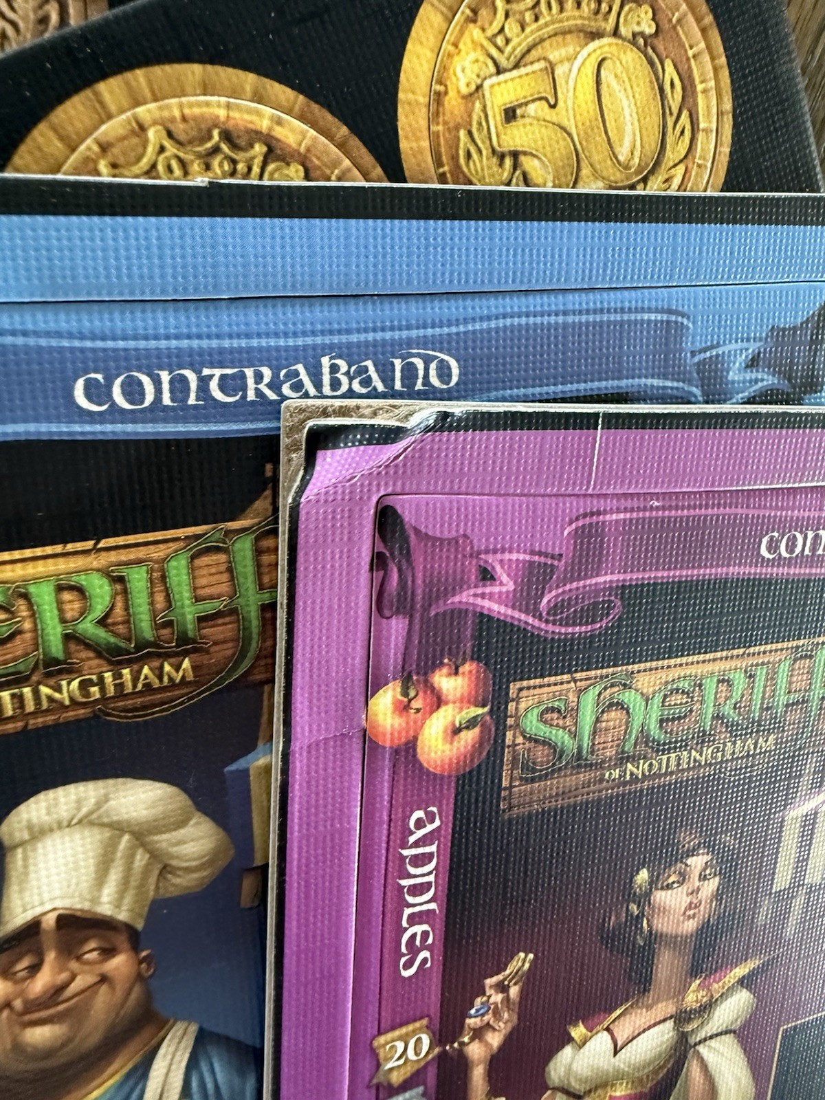 Arcane Wonders Sheriff of Nottingham Board Game 2014, New Complete Open Box