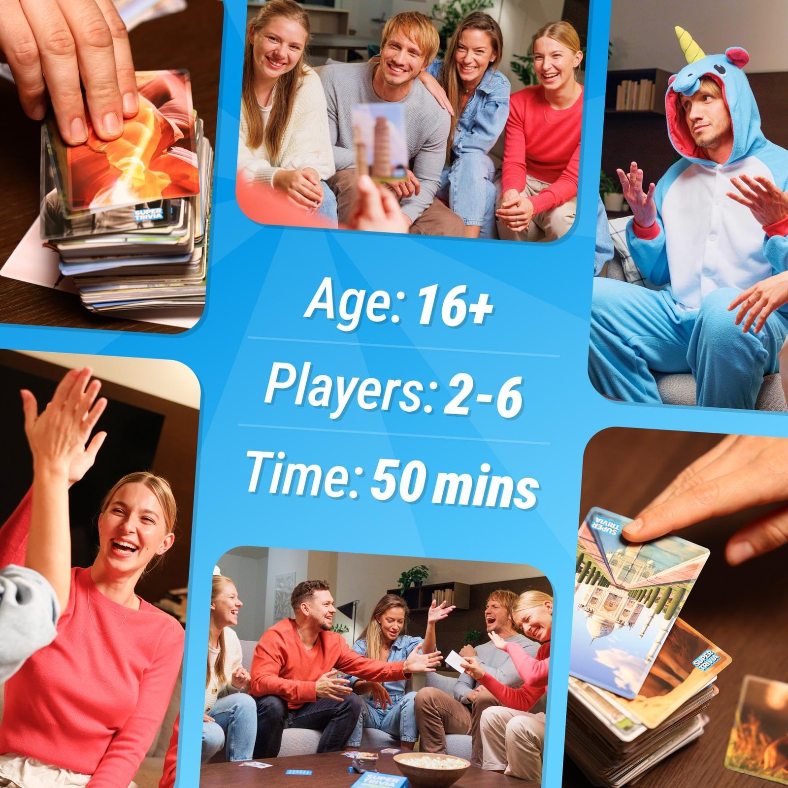 Super Trivia Game for Adults with 1200 Questions – Fun Board Game for Adults …
