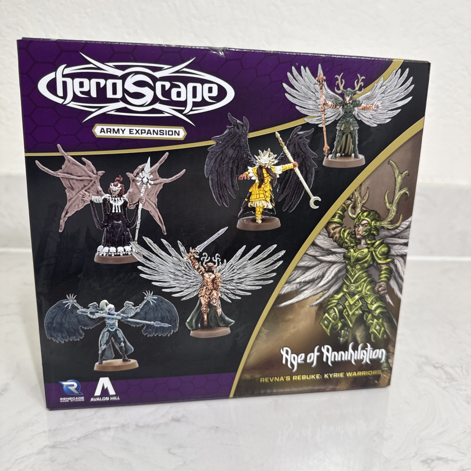 Heroscape: Revna’s Rebuke – Kyrie Warriors Army Expansion NEW IN BOX