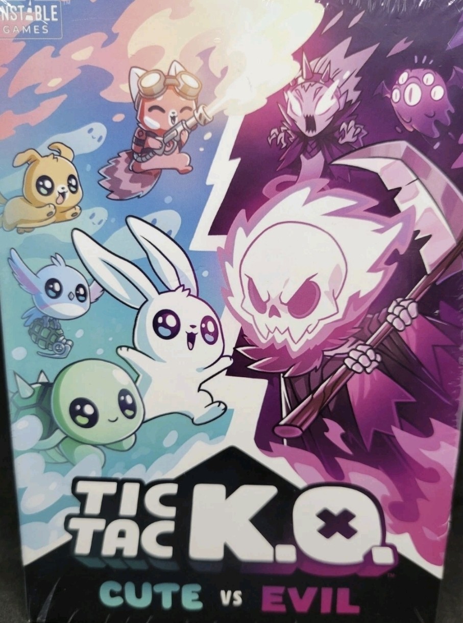 Total Of 5 Tic Tac KO Cute Evil Card Game NEW SEALED Unstable Games All 1 Price