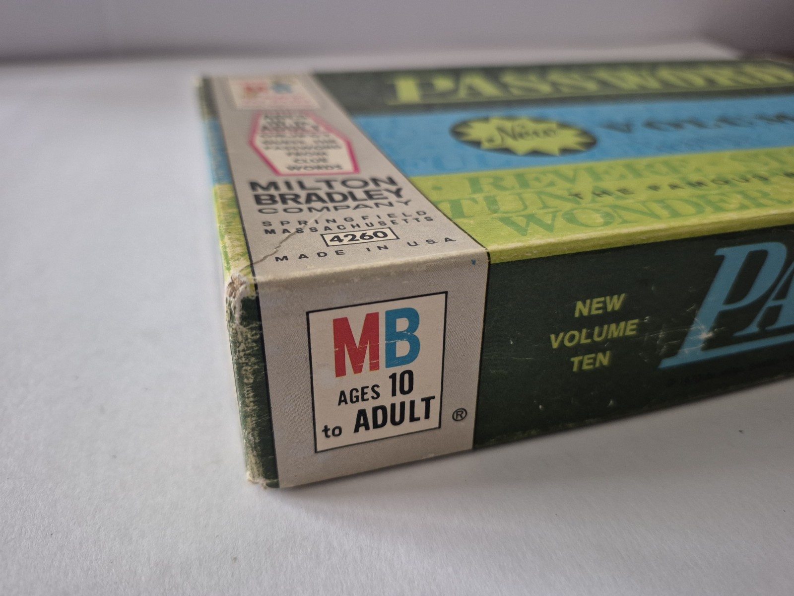 Vintage Password Board Game Volume Ten Milton Bradley 4260 Complete Score Pad