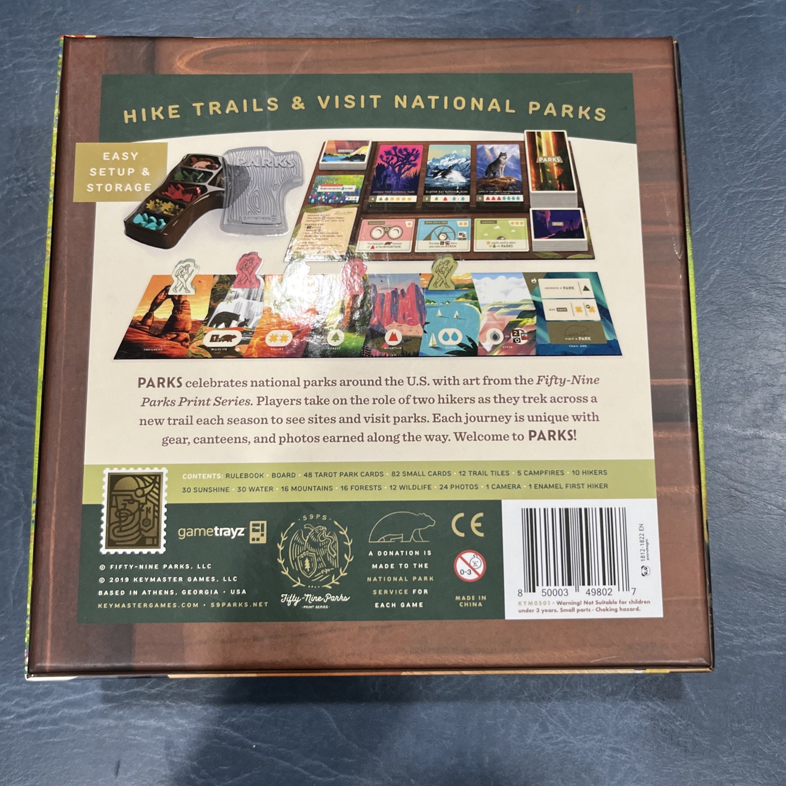 Parks – 1st Edition – Keymaster Games – Complete, Excellent Condition