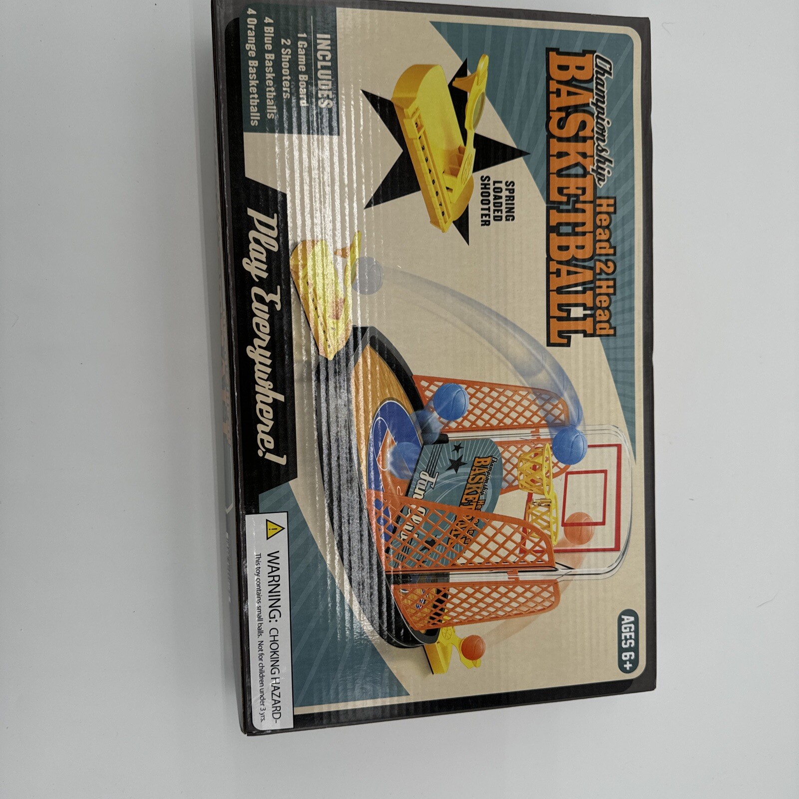 Championship Head 2 Head Basketball Tabletop Game Play Everywhere Sealed Parts