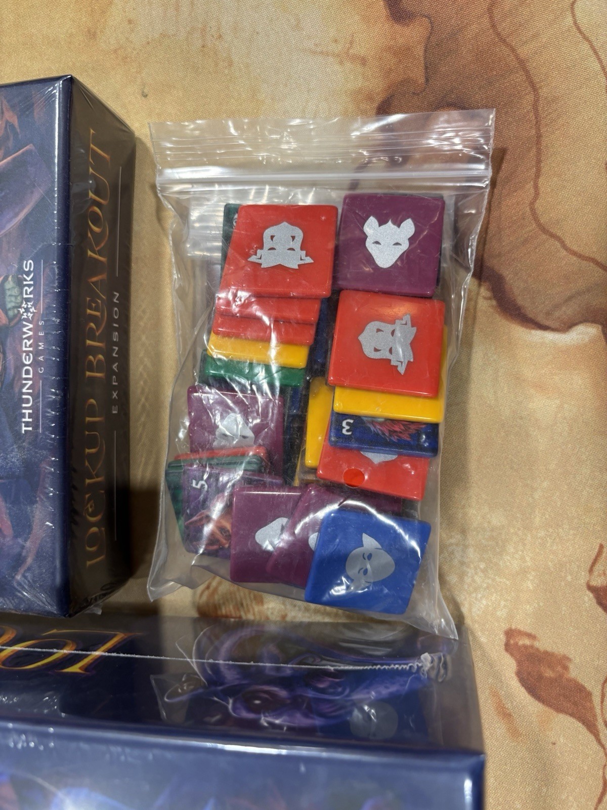 Lockup: A Roll Player Tale Board Game + Breakout Expansion + Acrylic Tiles *NIS*