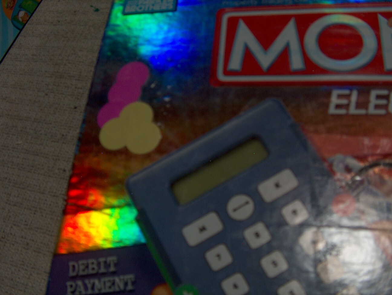 2007 Monopoly Electronic Banking game with Credit And Debit Cards TOKENS