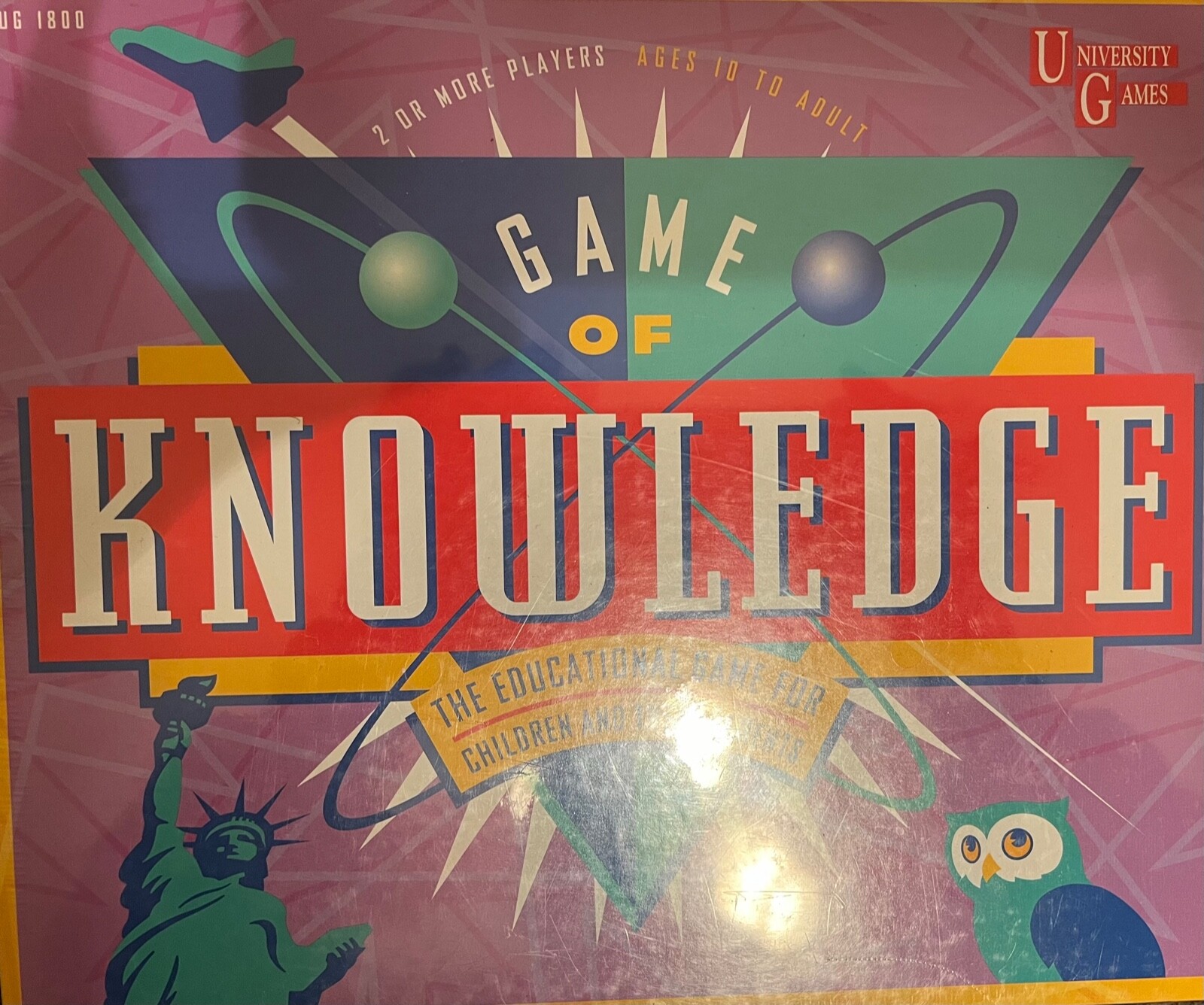 Game Of Knowledge Educational Game 2 or More Players Ages 10 To Adult