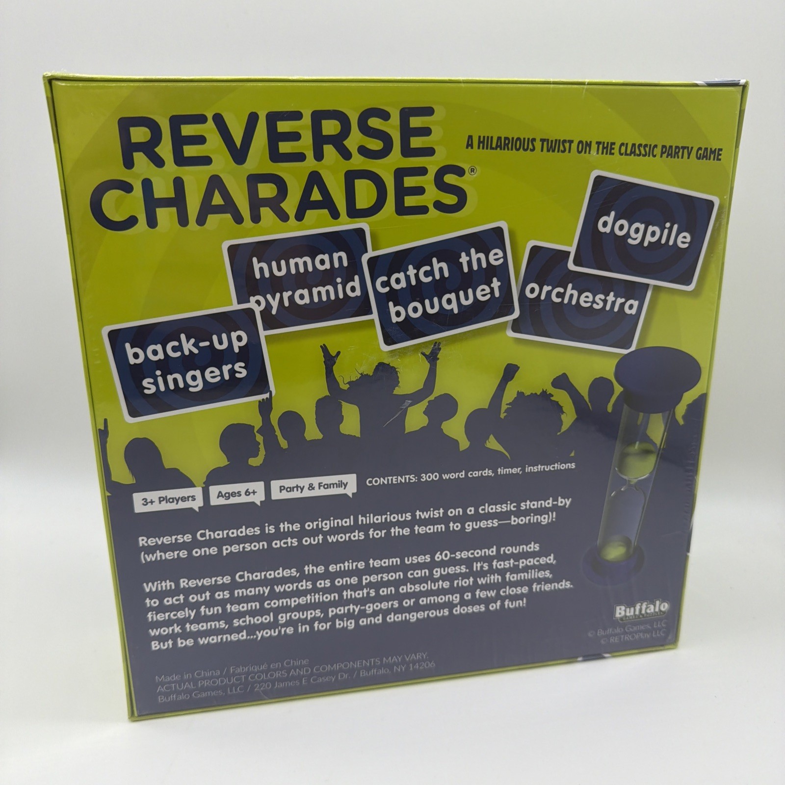 Reverse Charades SEALED Buffalo Games Party Family