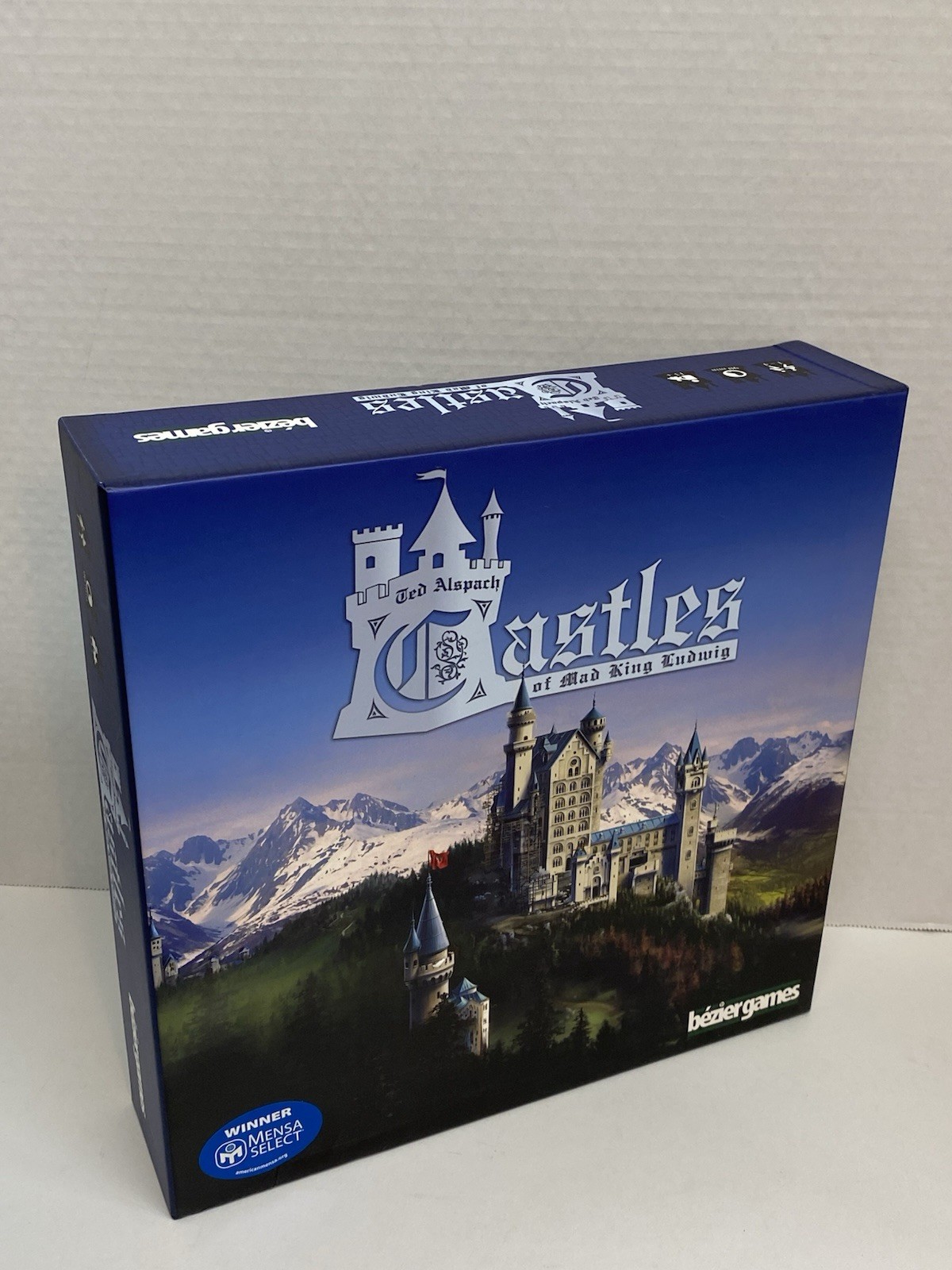 Ted Alspach Castles Of Mad King Ludwig, Bezier Games 2015 New/Open Box Condtion