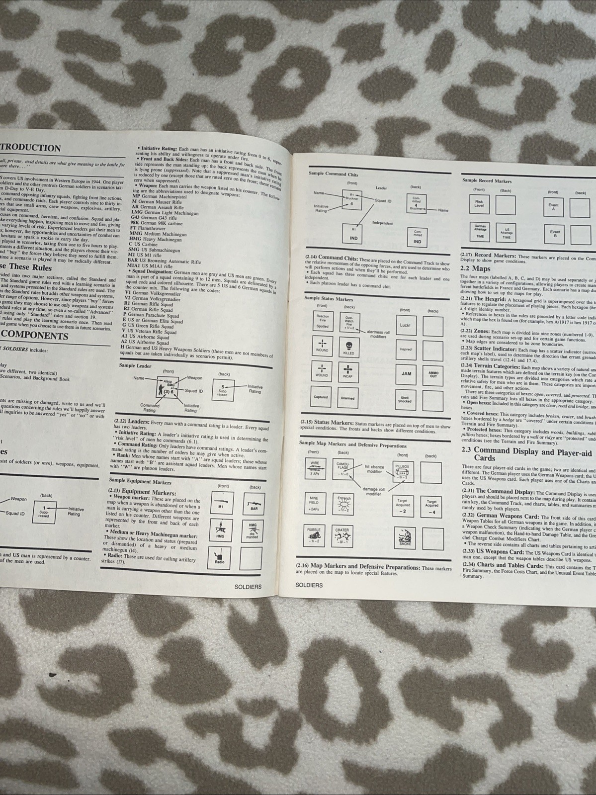West End Games. 1987. Soldiers. Man-To-Man Combat In WWll. Punched. VGC.