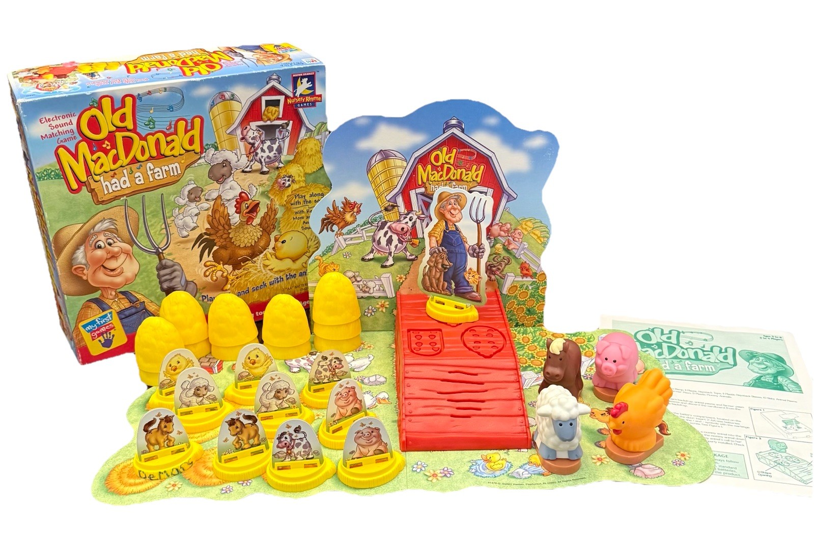 2002 Old MacDonald Had A Farm Game Milton Bradley Complete