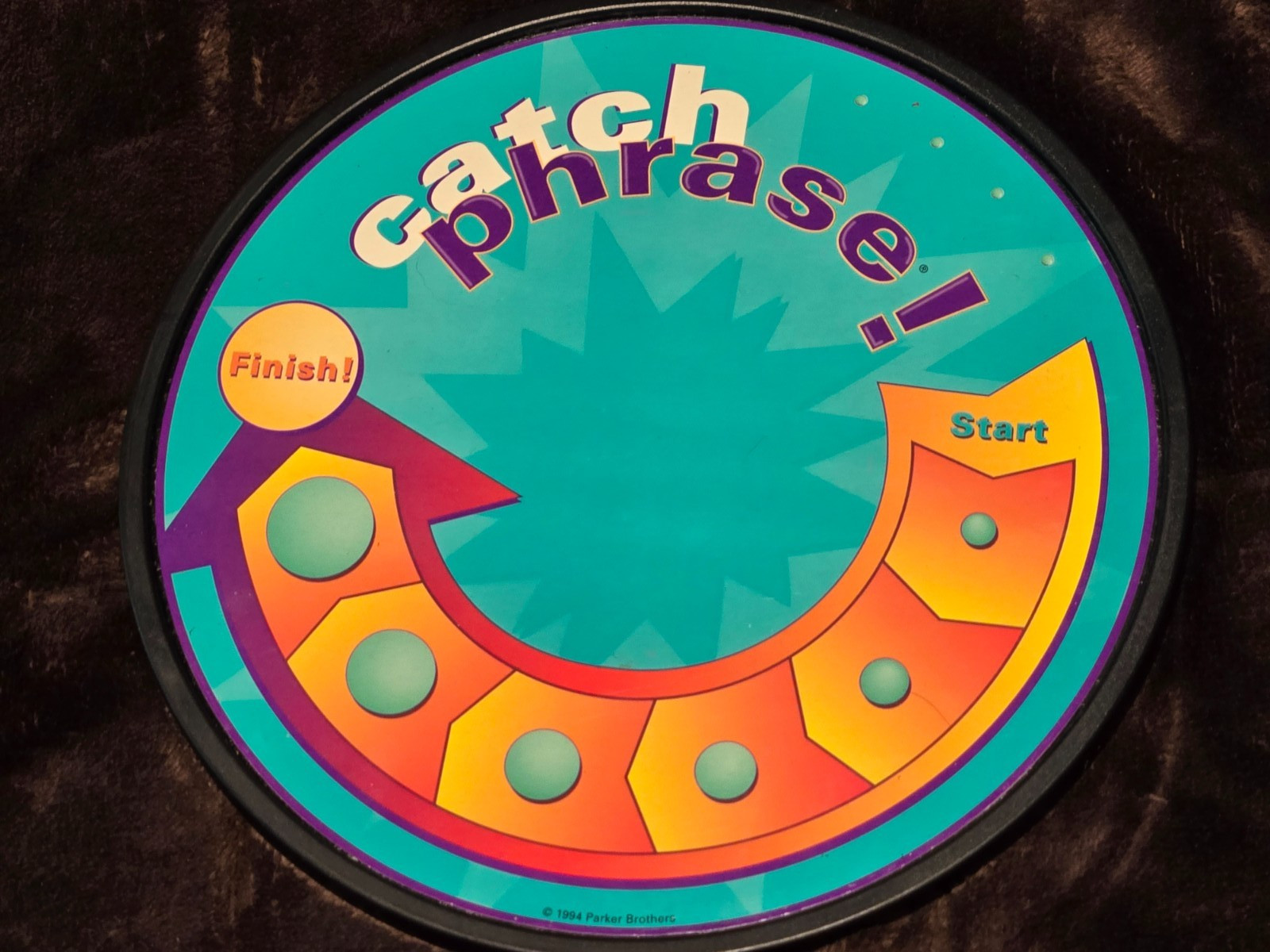 1994 CATCH PHRASE! Game Replacement Parts: Game Board
